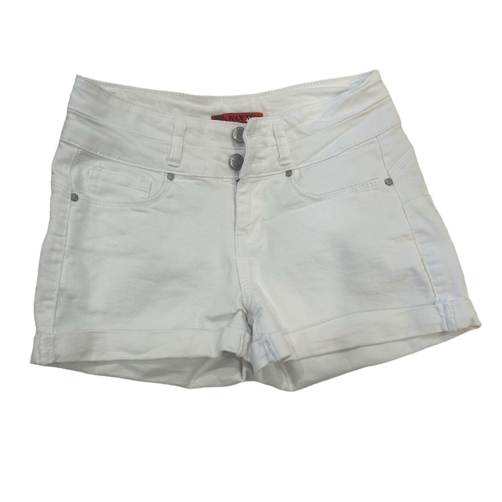 🤩 SALE WAX JEAN White Jean Shorts